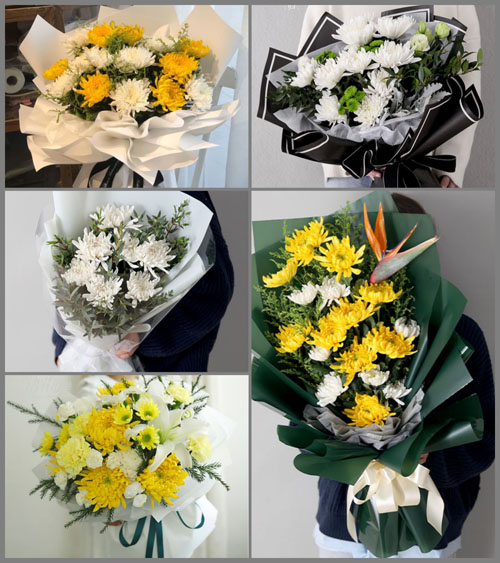 广东湛江市廉江市石城镇荔枝墩村白事花束代送